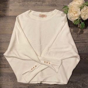 Philosophy white soft sweater